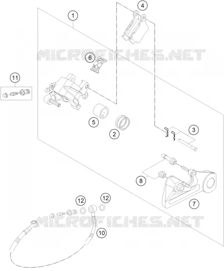 REAR BRAKE CALIPER