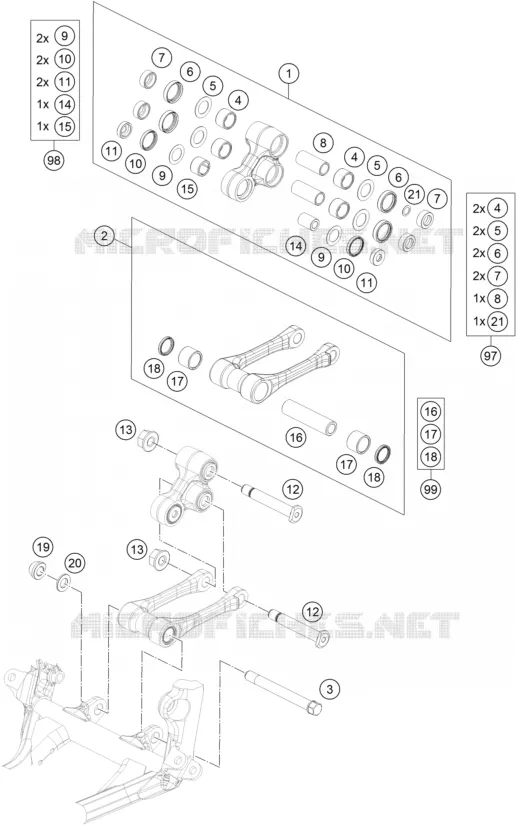 SHOCK PRO LEVER LINKAGE