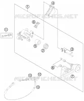 REAR BRAKE CALIPER