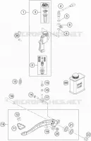 REAR BRAKE MASTER CYLINDER