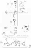 REAR BRAKE MASTER CYLINDER
