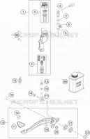 REAR BRAKE MASTER CYLINDER