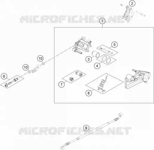 REAR BRAKE CALIPER
