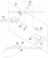 REAR BRAKE CALIPER
