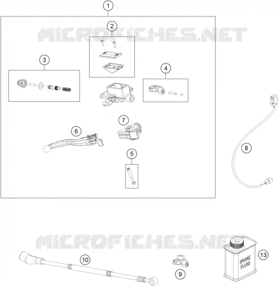 FRONT BRAKE MASTER CYLINDER