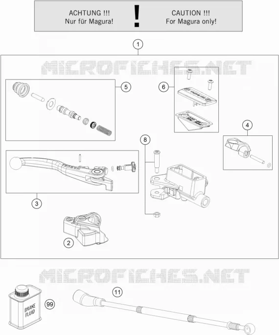 FRONT BRAKE MASTER CYLINDER