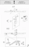 REAR BRAKE MASTER CYLINDER