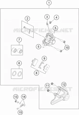 REAR BRAKE CALIPER