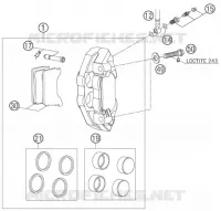 FRONT BRAKE CALIPER