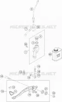REAR BRAKE MASTER CYLINDER