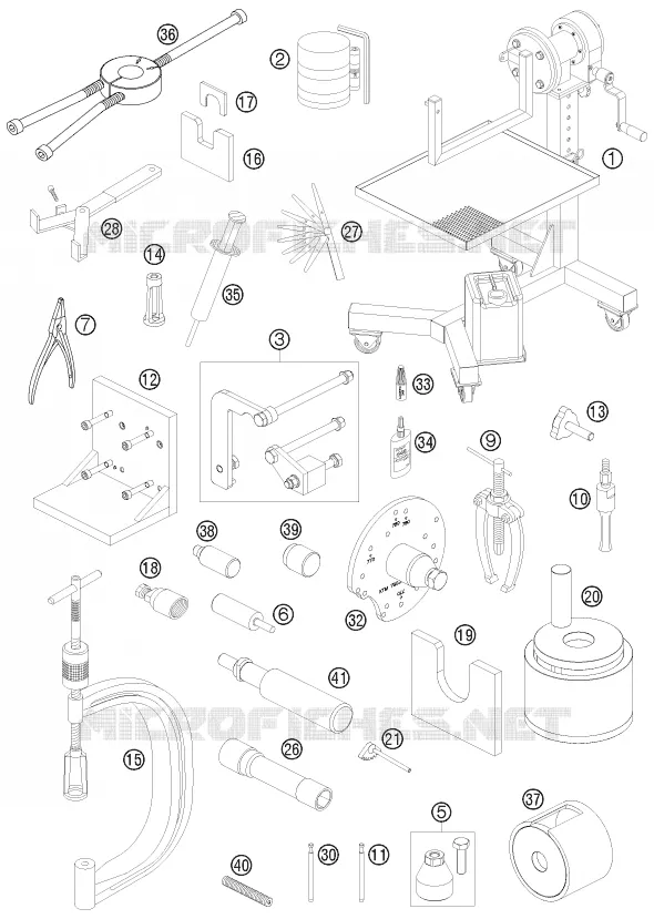 SPECIFIC TOOLS (ENGINE)