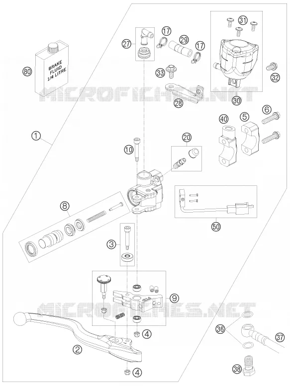 FRONT BRAKE MASTER CYLINDER