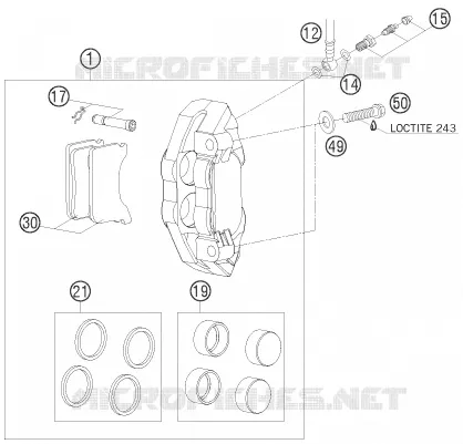 FRONT BRAKE CALIPER