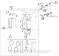 FRONT BRAKE CALIPER