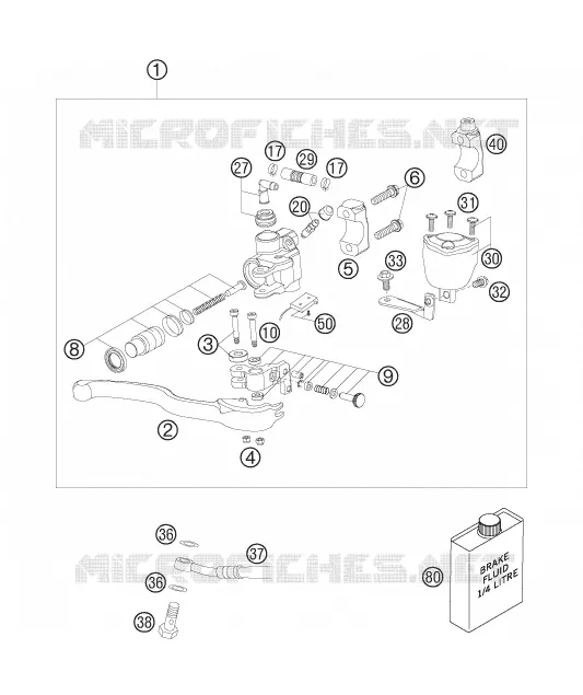 FRONT BRAKE MASTER CYLINDER