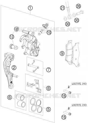 FRONT BRAKE CALIPER