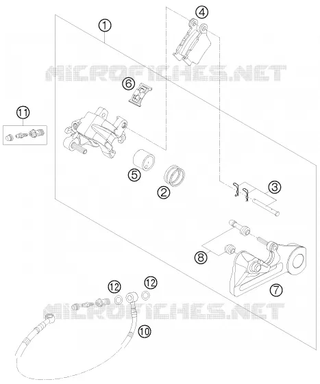 REAR BRAKE CALIPER