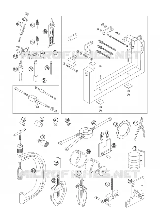SPECIFIC TOOLS (ENGINE)