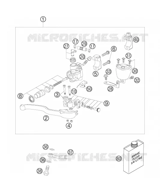 FRONT BRAKE MASTER CYLINDER