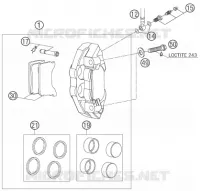FRONT BRAKE CALIPER