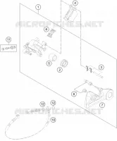 REAR BRAKE CALIPER