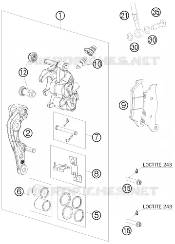 FRONT BRAKE CALIPER