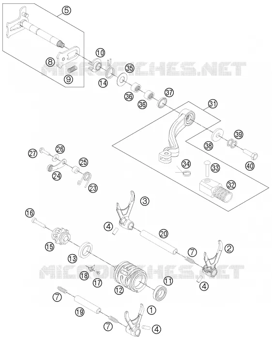 GEAR SHIFTING MECHANISM