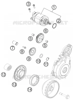 ELECTRIC STARTER MOTOR