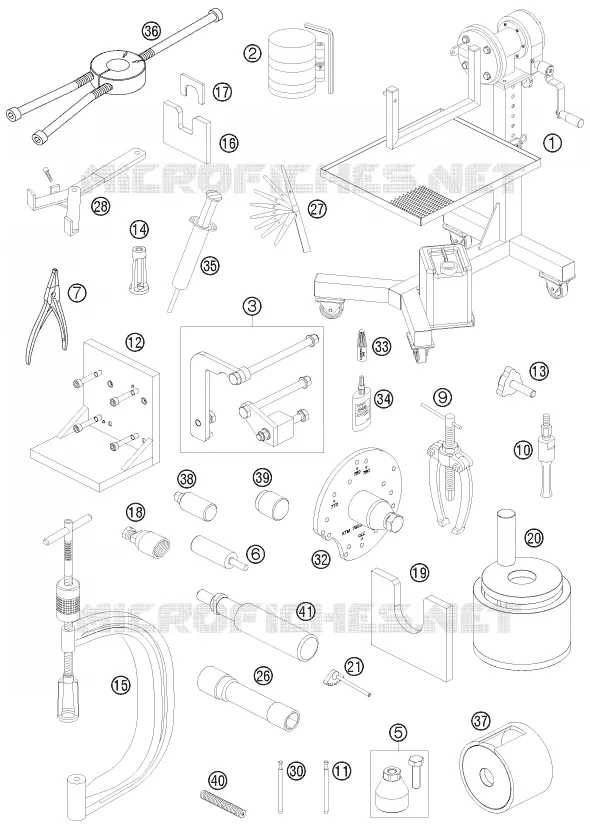 SPECIFIC TOOLS (ENGINE)
