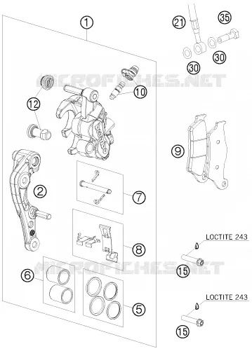 FRONT BRAKE CALIPER