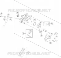 REAR BRAKE CALIPER