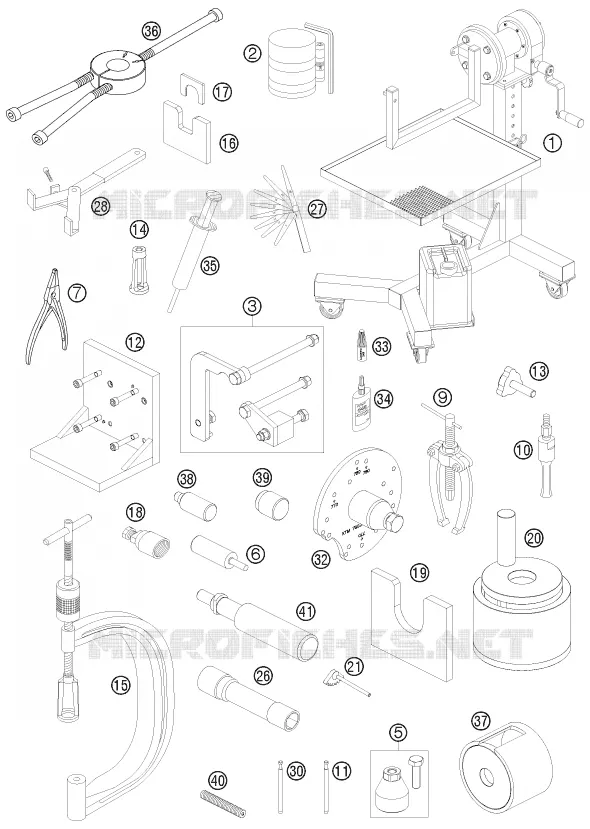 SPECIFIC TOOLS (ENGINE)