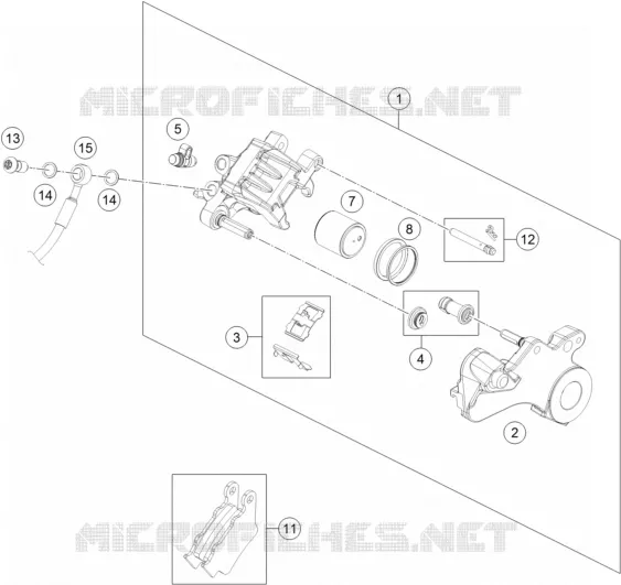 REAR BRAKE CALIPER
