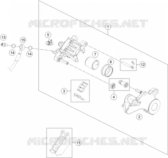 REAR BRAKE CALIPER