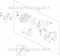 REAR BRAKE CALIPER