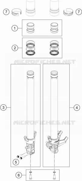 FRONT FORK (PARTS)