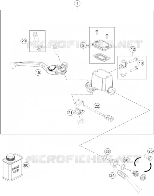 FRONT BRAKE MASTER CYLINDER