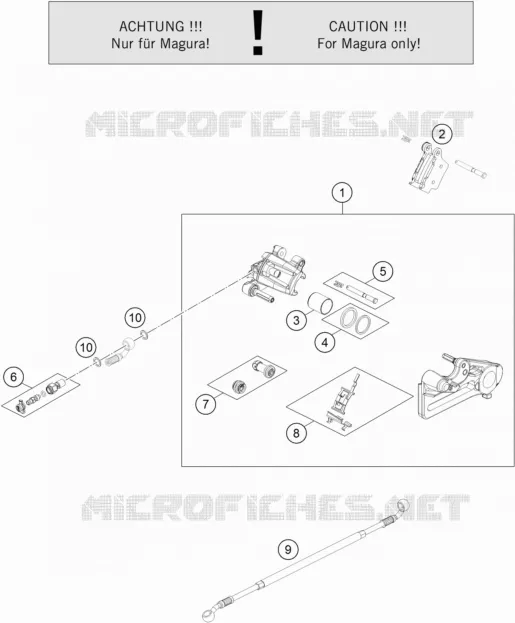REAR BRAKE CALIPER