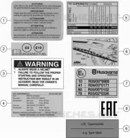 TECHNICAL INFORMATION STICKERS