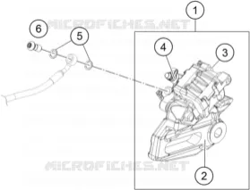 REAR BRAKE CALIPER
