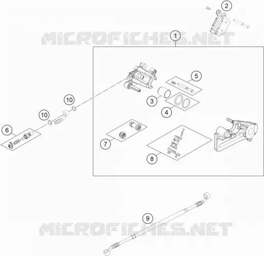 REAR BRAKE CALIPER