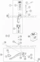 REAR BRAKE MASTER CYLINDER