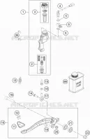 REAR BRAKE MASTER CYLINDER