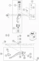 REAR BRAKE MASTER CYLINDER