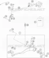REAR BRAKE MASTER CYLINDER
