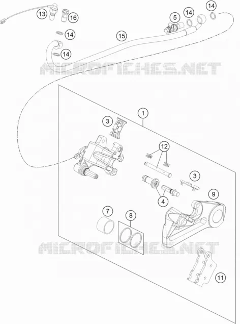 REAR BRAKE CALIPER