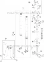 FRONT FORK / TRIPLE CLAMP