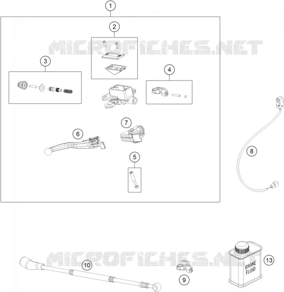 FRONT BRAKE MASTER CYLINDER