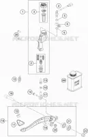 REAR BRAKE MASTER CYLINDER