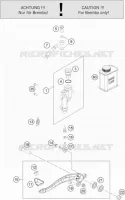 REAR BRAKE MASTER CYLINDER